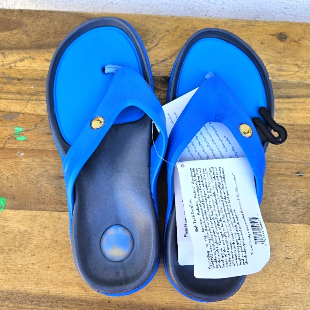 Hawaiian Jellys Ultra Comfort Aouli Sry  Unisex  Sandals Men's Size 8 - Picture 6 of 16